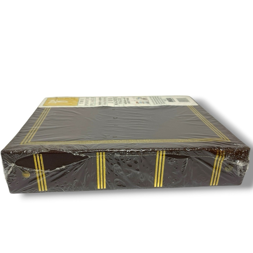 The Library Collection Vintage 100 Page Photo Albums NEW SEALED MBI Brown - Picture 7 of 10